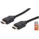 Cable Hdmi Manhattan Premium Hdmi 2.0 Macho - Hdmi 2.0 Macho 4K 60Hz 5M Negro 355360