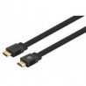 Cable Hdmi Manhattan De Alta Velocidad Plano Macho A Macho 4K 60Hz 2M Negro 355612