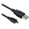 Cable Brobotix Usb-A Macho - Micro Usb-B Hembra 90Cm Negro 774003