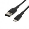 Cable Adaptador Belkin Caa002Bt1Mbk Lightning Macho A Usb-A Macho 1M Negro