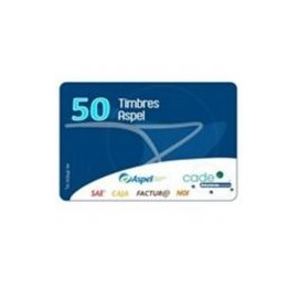 Timbres Fiscales Aspel, Sae, Incluye 50 Timbres